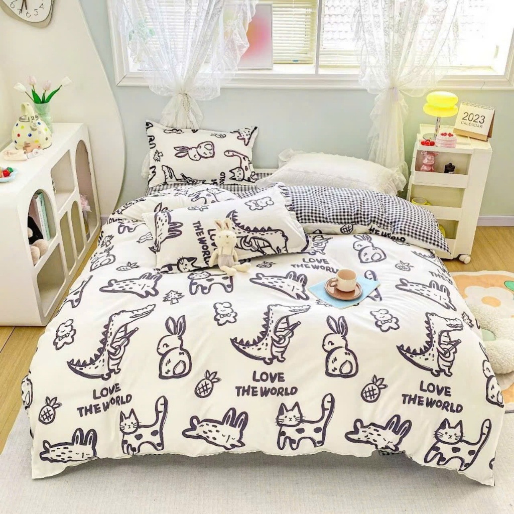 Bộ vỏ chăn ga 4 món chính hãng Topaz mềm mại, êm ái